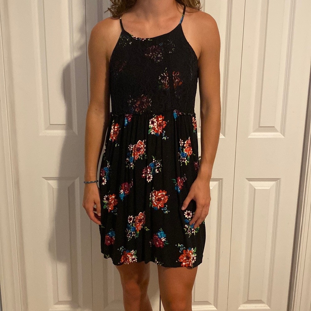 Floral black dress from Target